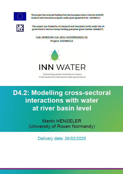 D4.2 – Modelling cross-sectoral interactions with water at river basin level