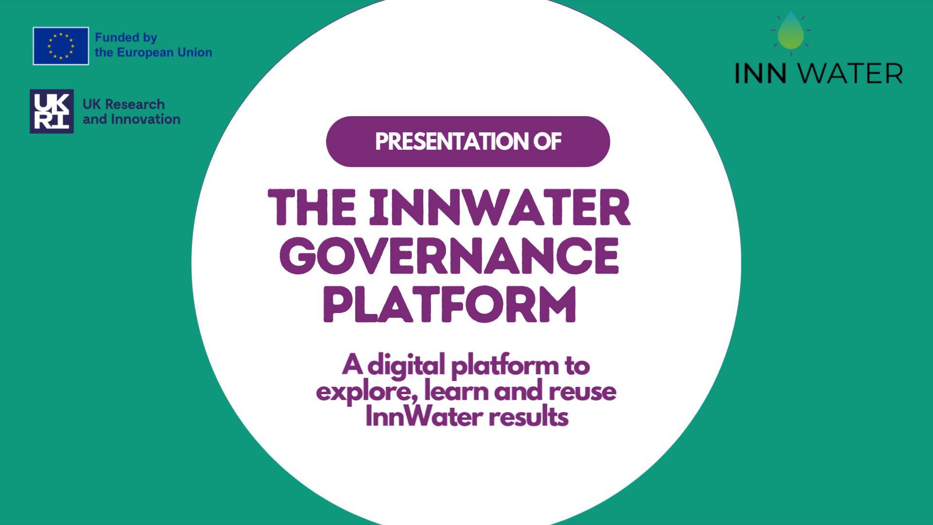  InnWater Governance Platform Video