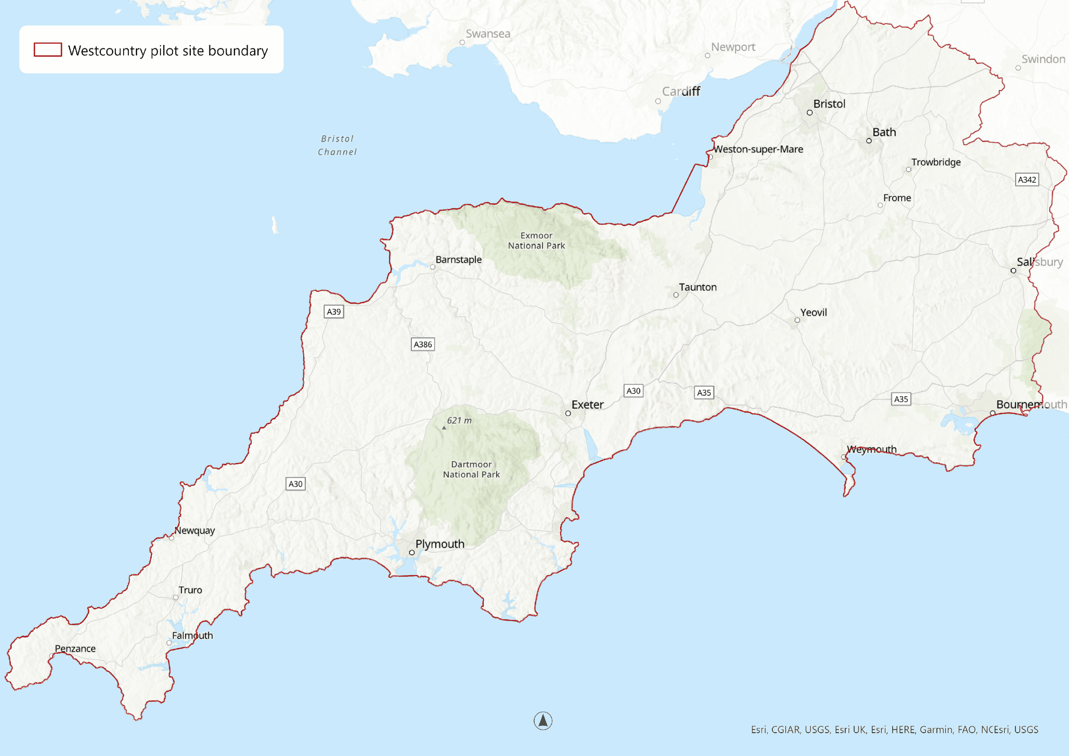 West Country Map